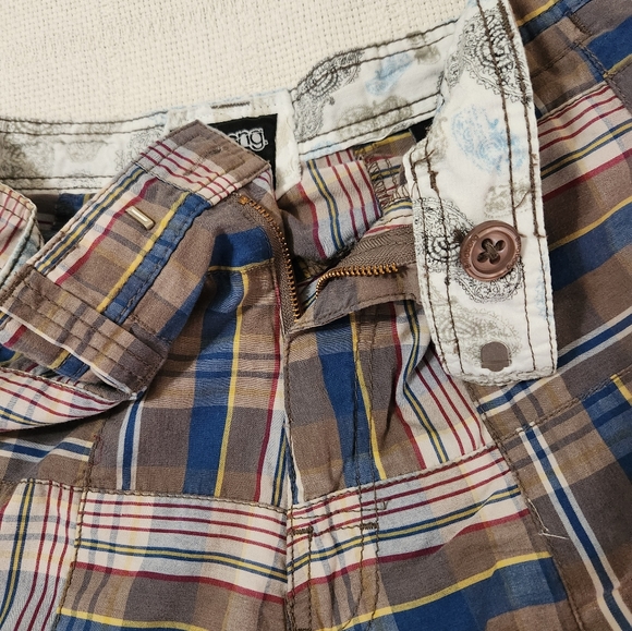 Vitage Billabong Plaid Shorts Men's Size 32 - Picture 4 of 9